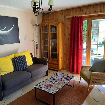 L'Herensarde, Bel Appartement Avec Jardin-Terrasse Et Garage Evolène المظهر الخارجي الصورة